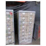 VINTAGE, STEEL CATALOG CABINET