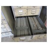 VINTAGE, STEEL CATALOG CABINET