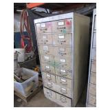 VINTAGE, STEEL CATALOG CABINET