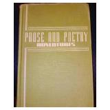Vintage and Antique Book;  Prose and Poetry Adventures