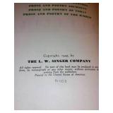 Vintage and Antique Book;  Prose and Poetry Adventures