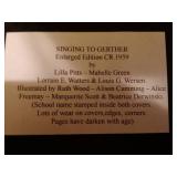 Vintage and Antique Book;  Singing Together