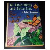 Vintage and Antique Book;   All About Moths and Butterflies (1956)