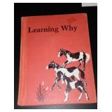 Vintage and Antique Book;   Learning Why (1951)