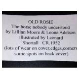Vintage and Antique Book;   Old Rosie (1952)