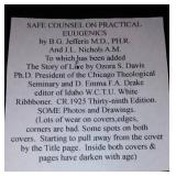 Vintage and Antique Book;   Safe Counsel (1928)