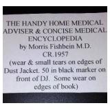 Vintage and Antique Book;  The Handy Home Medical Advisor (1957)