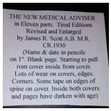Vintage and Antique Book;  the Medical Advisorrrrrr (1930)