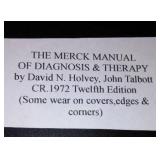 Vintage and Antique Book;  Merck Manual of Diagnosis and Therapy (1972)