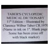 Vintage and Antique Book;  Taber