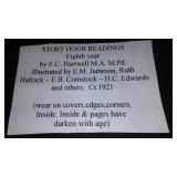 Vintage and Antique Book;   Story Hour Readings Eighth Year CR. 1921