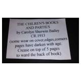 Vintage and Antique Book;   The Childrens Books and Parties (1913)