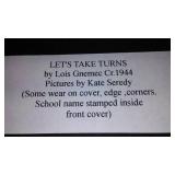 Vintage and Antique Book;   Democracy Series: Lets Take Turns CR.  (1944)