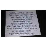 Vintage and Antique Book;   Seven Little Sisters (1887)