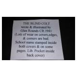 Vintage and Antique Book;   The Blind Colt (1941)