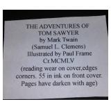 Vintage and Antique Book;   Tom Sawyer (1955)