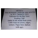 Vintage and Antique Book;   Mexico Wonderland of the South (1913)
