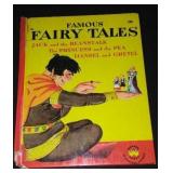 Vintage and Antique Book;   Famous Fairy tales (1949)