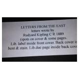 Vintage and Antique Book;   Letters from The East (1889)