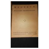 Vintage and Antique Book;   MacBeth and Tempest Shakespeare (pocket Sized)