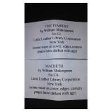 Vintage and Antique Book;   MacBeth and Tempest Shakespeare (pocket Sized)