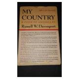 Vintage and Antique Book;   My Country; A Poem of America (1944)