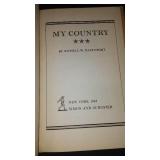 Vintage and Antique Book;   My Country; A Poem of America (1944)
