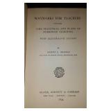 Vintage and Antique Book;   Waymarks for Teachers (1894)