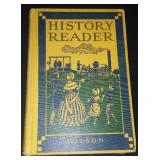 Vintage and Antique Book;   History Reader (1942)