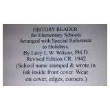 Vintage and Antique Book;   History Reader (1942)
