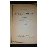Vintage and Antique Book;   The Popular Atlas of the World (1936)