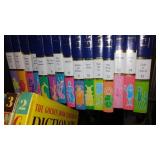 Early World Learning Books Cassettes, Childcraft Series, Golden Book Dictionary, Alphapets