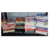 Paperback Romance, various authors.