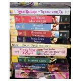 Paperback Romance, various authors.