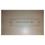 Antique Bible, Leather and Gold Leaf, Dated 1896.