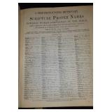 Antique Bible, Leather and Gold Leaf, Dated 1896.