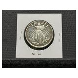 One Ounce .999 Fine Silver Round with Liberty and Eagle Design