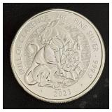 2023 Bull of Clarence 2 oz Silver Coin featuring King Charles III