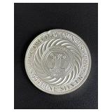 Two Troy Ounce .999 Fine Silver Round, Intaglio Mint, 2021, "Erectus" Design