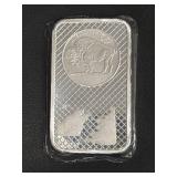 5 oz .999 Fine Silver Bar With Buffalo Design