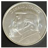 Donald J. Trump 47th President Silver Round, 1 oz, .999 Fine Silver