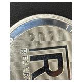 2021 Scottsdale Mint 1 oz .999 Fine Silver Reserve Round