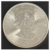 2016 Canadian Superman 1 oz Fine Silver $5 Coin