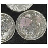 5 Ounce Assorted Silver Coins, Mixed Designs and Mint Years