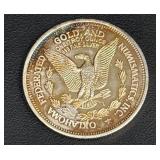 One Troy Ounce .999 Fine Silver Round with Lady Liberty Design