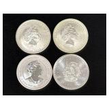 Four 1/2 Troy Ounce Assorted CoinsÂ 