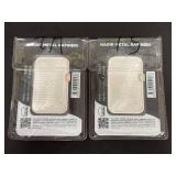 Two 1-Ounce Nadir Fine Silver Bars in Sealed Packaging
