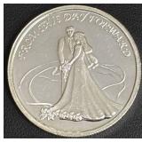 Five 1 troy oz .999 Fine Silver Rounds, Various Designs