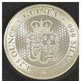 2022 St. Helena Queen Elizabeth II 1.25 Ounce Silver Coin
