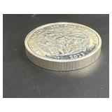 2023 Yale of Beaufort 2 Ounce Fine Silver Coin, 999.9